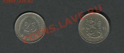 Финляндия 25 пенни 1921 - Финляндия-25-пенни-1921