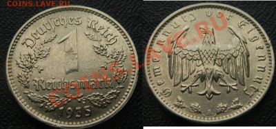 Германия 1 марка 1935 А 3 рейх  (никель!!)до 31.12.12 - Германия 1 марка 1935 А.JPG