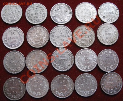 25 пенни Рус. Фин. Лот 50 шт. Разные года до 03.01.2013 - image