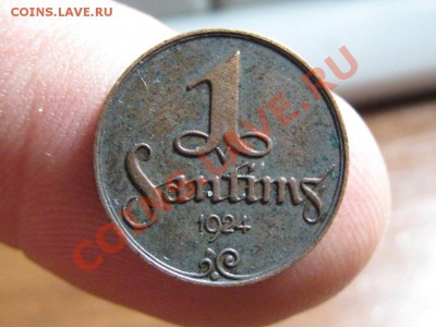 1 Сантим 1924 год.Латвия. - IMG_0934.JPG