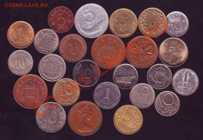 25 МЕЛКИХ ИНОСТРАННЫХ МОНЕТ. до 01.01.13 в 22.00мск - мелочь 1.JPG