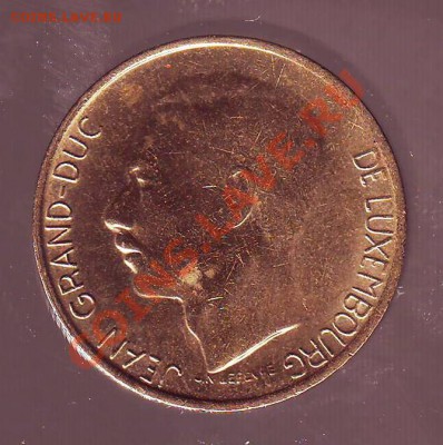 ЛЮКСЕМБУРГ.5 ФРАНКОВ.1987. до 03.01.13 в 22.00мск - люксембург 5 франков 1987 2.JPG