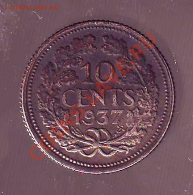 НИДЕРЛАНДЫ.10 ЦЕНТОВ.1937. до 05.01.13 в 22.00мск - нидерланды 10 центов 1937 2.JPG
