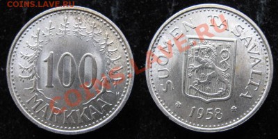 Финляндия 100 марок 1958 до 06-01-13  22-00 - Финляндия 100 марок 1958