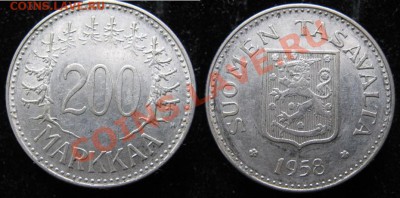 Финляндия 200 марок 1958 до 06-01-13  22-00 - Финляндия 200 марок 1958