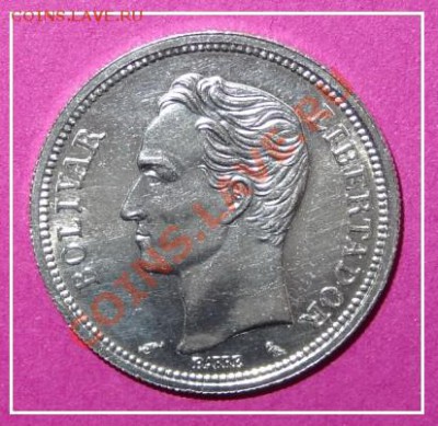 Венесуэла 1 боливар 1965 АНЦ до 07.01.13 в 22.00 - Венесуэла ав