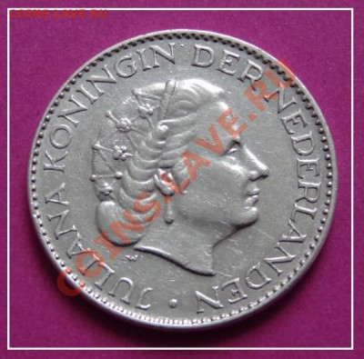 Нидерланды 1 гульден 1956 до 07.01.13 в 22.00 - Нидерланды 1 гульден 1956 ав