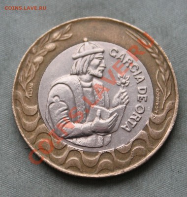 БИМЕТАЛЛ ПОРТУГАЛИЯ 200 эскудо 1991г. до 8.01.13г. 22-00 - IMG_4281.JPG
