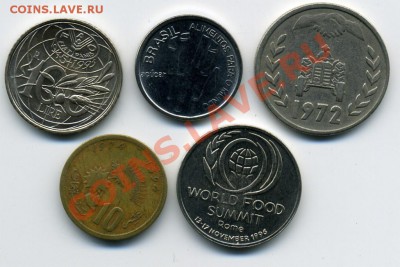 Новогодний! 5 монет ФАО разных стран! До 07.01 до 21.00 - пять ФАО.JPEG