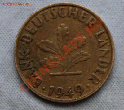 ГЕРМАНИЯ 10 пф.1949г.F  BANK DEUTSCHER LÄNDER до 10.01.13г. - IMG_4317.JPG