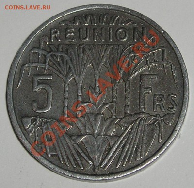 Французский Реюньон , 5 Франков  1955 (10.01) - P1010333.JPG