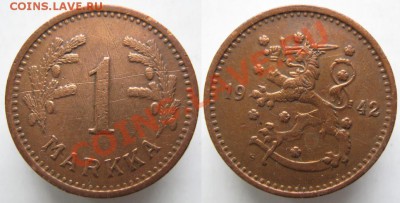 Финляндия 1 марка 1942 до 14-01-13  22-00 - Финляндия 1 марка 1942