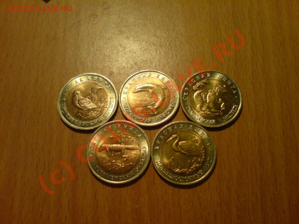 Красная книга 1993 5 монет до 28.10 22-00 МСК - DSC04395.JPG