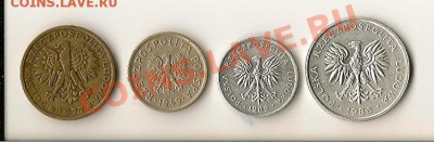 Польша 4 монеты с 1949 по 1989гг. До 15.01.13. 23-00мск - польша2
