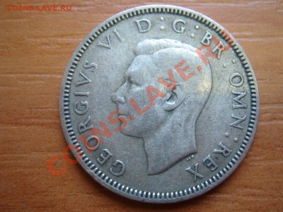 Великобритания: Ag-500 шиллинг 1939 Английский до 15.01 22- - Шиллинг 1939-А-2.JPG