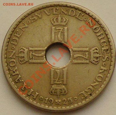НОРВЕГИЯ - 1 крона 1925 - до 17 января - 821
