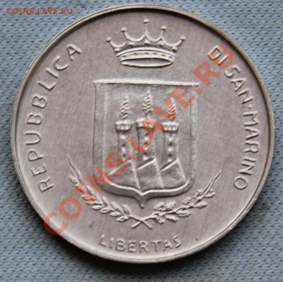 САН МАРИНО 5 лир 1983г. УГРОЗА ЯДЕРН.ВОЙНЫ,рука до 17.01 - IMG_4461.JPG