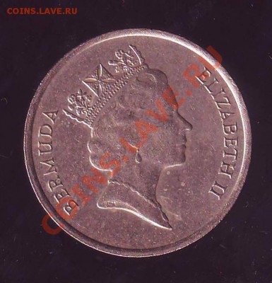 БЕРМУДЫ.25 ЦЕНТОВ.1986.ПТИЦА. до 17.01.13 в 22.00мск - Бермуды 25 центов 1986 2.JPG