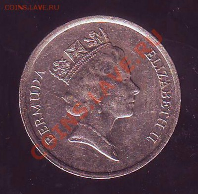 БЕРМУДЫ.10 ЦЕНТОВ.1987.ЛИЛИЯ. до 17.01.13 в 22.00мск - Бермуды 10 центов 1987 1.JPG
