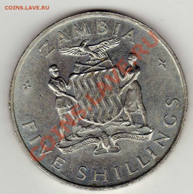 ЗАМБИЯ 5 ШИЛЛИНГОВ 1965 НЕЗАВИСИМОСТЬ 17.01.13 В 22Ч (4405) - img936