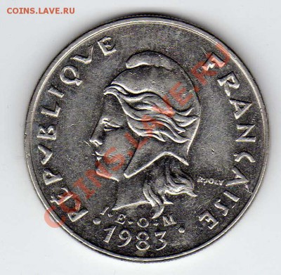Н.КАЛЕДОНИЯ 20 ФРАНКОВ 1983 ВОЛЫ 17.01.13 В 22.00МСК (4070) - img915