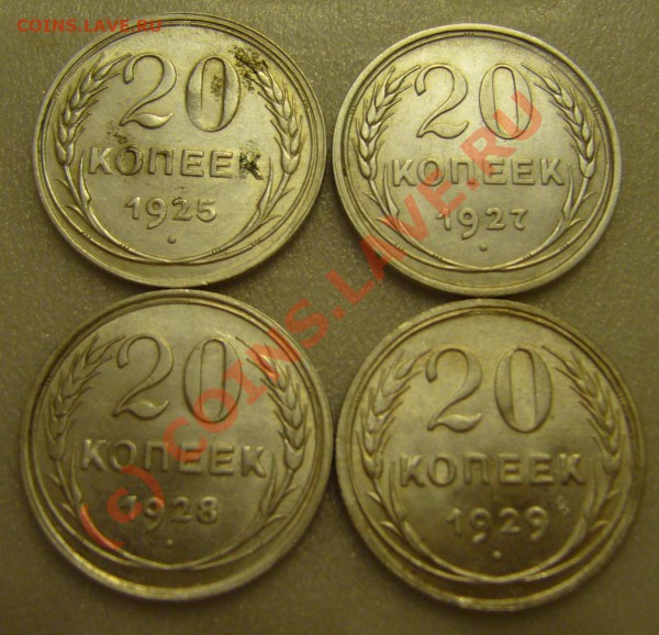 20 копеек 1925,27,28,29 до 28.10.2009 - P1070920