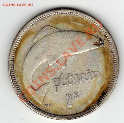 Ag ИРЛАНДИЯ ФЛОРИН 1928 ЛОСОСЬ ДО 17.01.13 В 22.00МСК (4328) - img980