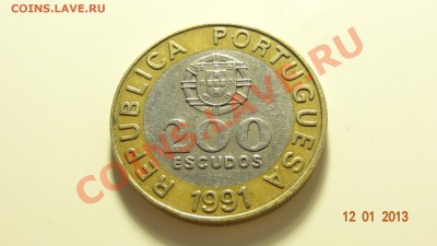 БМ Португалия 200 эскудо 1991 Гарсия Орта до 14.01. в 22:00 - DSC01427.JPG
