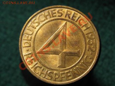 Германия 4 Рейхспфенинга 1932 г.Штемпельная.D. - IMG_1166.JPG