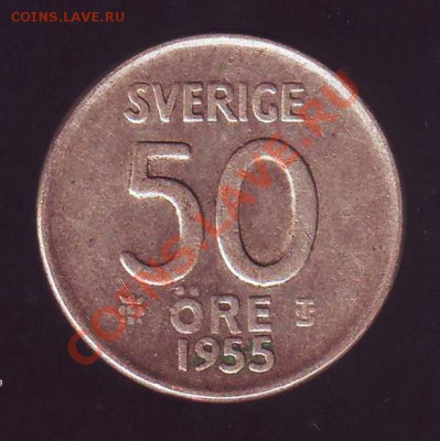 ШВЕЦИЯ.50 ОРЕ.1955. до 19.01.13 в 22.00мск - швеция 50 оре 1955 1.JPG