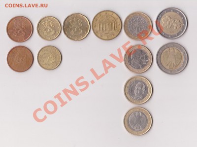 Короткий аук! Евромонеты (12шт) в полцены! до 16.01 22:00 - euro-2