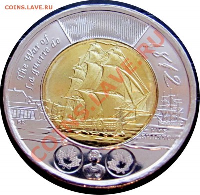 V31 Канада 2$ HMS Shannon 2012 UNC до 19.01 в 22°° - V31 2012 HMS Shannon (War of 1812) _2