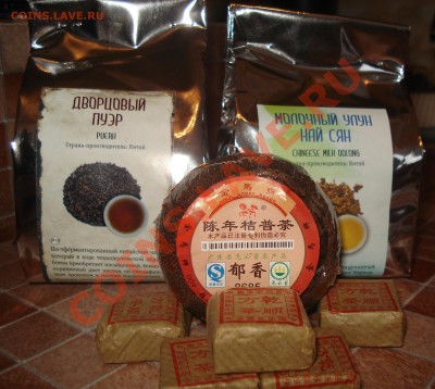 Китайский чай Пуэр, Улуны, Зеленый и Белый чай - DSC08725
