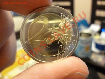 Словения 2 евро 2007 года Римский договор R до 18.01 - P1000312.JPG