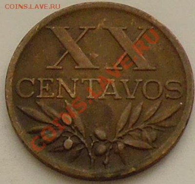 ПОРТУГАЛИЯ - 20 центаво 1949 - до 20 января - 227