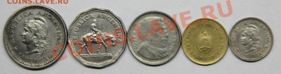 с РУБЛЯ набор Аргентина (5 монет) до 20.01-в 20.00 по МСК - IMG_6914 (Large).JPG