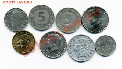 Много иностранных монет на предпродажную оценку - 6