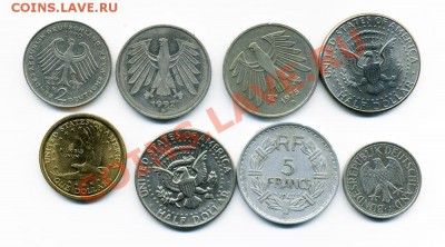 Много иностранных монет на предпродажную оценку - 5