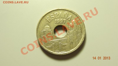 Испания 25 песет 1997 Мелилья до 17.01 в 22:00 - DSC01526.JPG