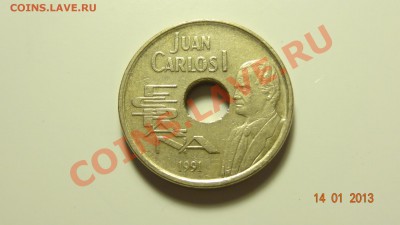 Испания 25 песет 1991 ОИ Барселона-92 до 17.01 в 22:00 - DSC01525.JPG