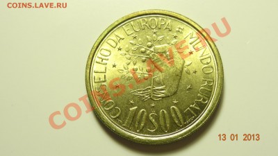 Португалия 10 эскудо 1987 до 17.01 в 22:00 - DSC01502.JPG