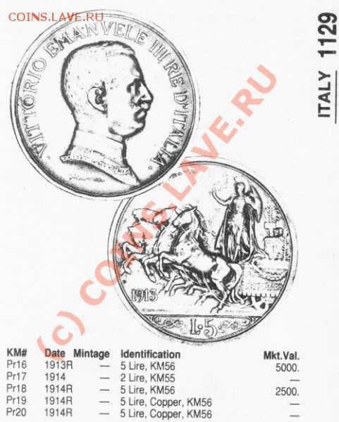 5 лир 1914 Италия. Подскажите - text01.JPG