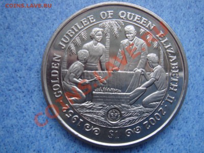 Сьера Лионе: 1$ 2002 Золотой юбилей до 21.01.13, 22-00 - Сьера Лионе доллар 2002-1.JPG