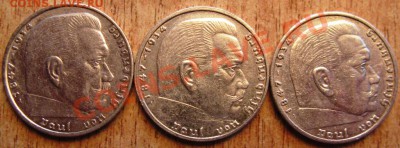 3 штуки 2 МАРКИ 3-го рейха 1937-1939 г.г 20.01.13    22.00 - Изображение 004