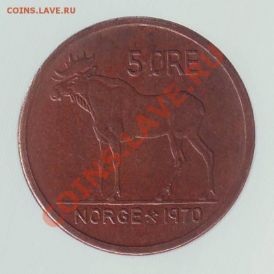 НОРВЕГИЯ.5 ОРЕ.1970.ЛОСЬ. до 22.01.13 в 22.00мск - норвегия 5 оре 1970 1 0001.JPG