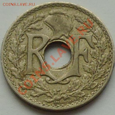 ФРАНЦИЯ - 5 сантимов 1917 - до 22 января - 680