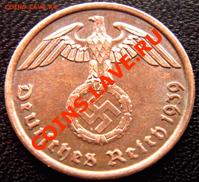 Германия (3 Рейх)_2 рейхспфеннига 1939(А); до 16.01_22.05мск - 4064