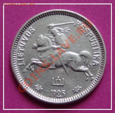 Литва 1 литас 1925 до 20.01.13 в 22.00 - Литва 1 литас 1925 ав