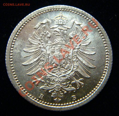 UNC 20 пфеннигов 1874В Германия с рубля! - 2