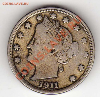 США 5 ЦЕНТОВ 1911 ДО 24.01.13 В 22.00МСК (4329) - img176